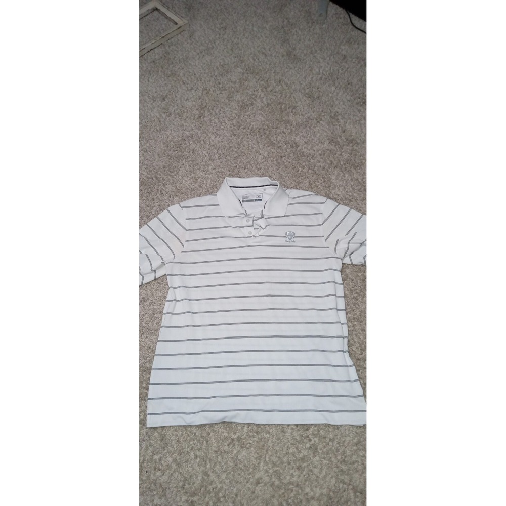 Cutter Buck Polo Shirt Dry Tec Size XL Color White Golf Comfortable Breathable